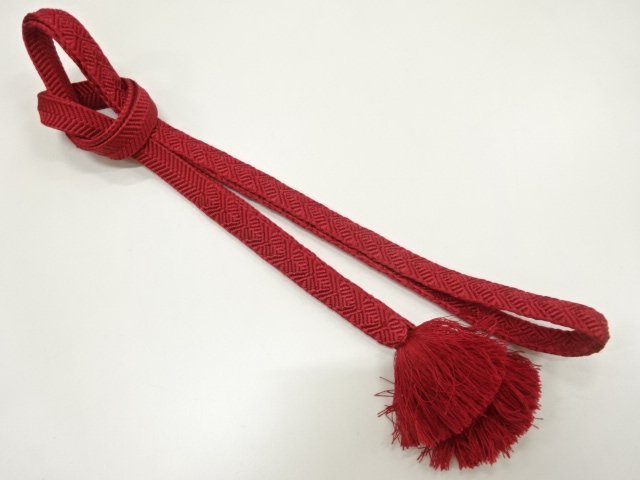 JAPANESE KIMONO / HAND-TIED OBIJIME CORD